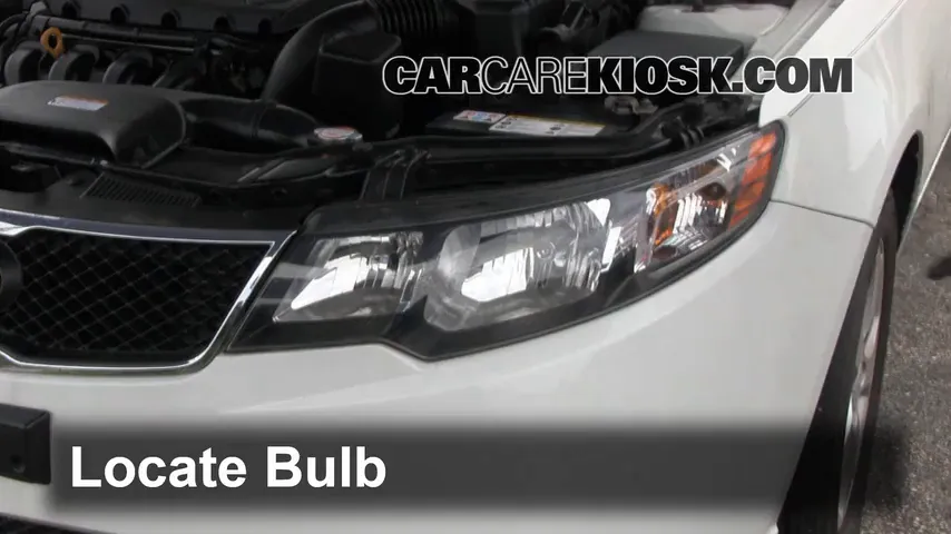 2010 Kia Forte EX 2.0L 4 Cyl. Sedan (4 Door) Lights Turn Signal - Front (replace bulb)